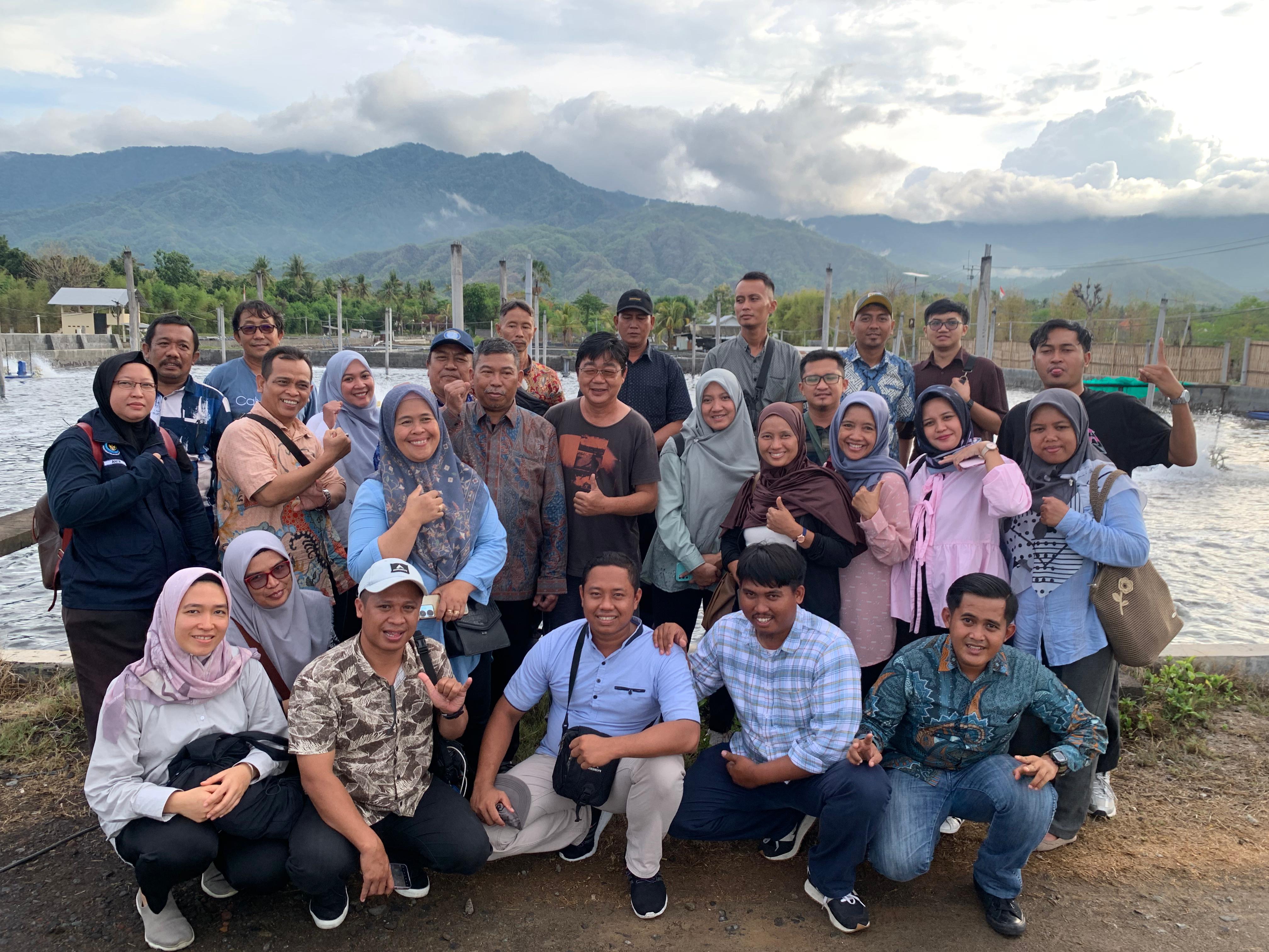 CV. Putra Bahari Milk Fish Bali menerima kunjungan dari rombongan Dinas Kelautan dan Perikanan Provinsi Jawa Timur