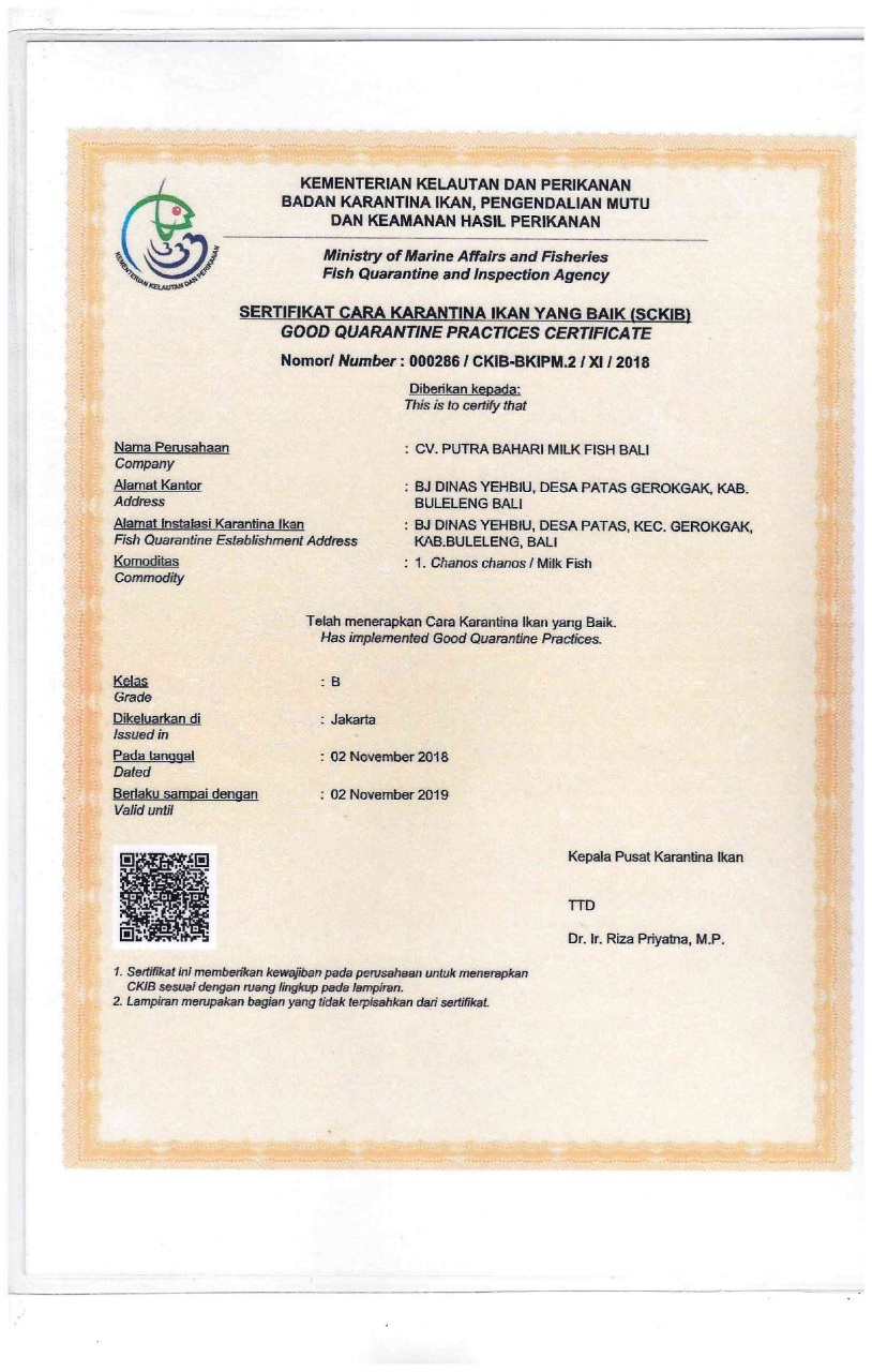 Sertifikat Cara Karantina Yang Baik